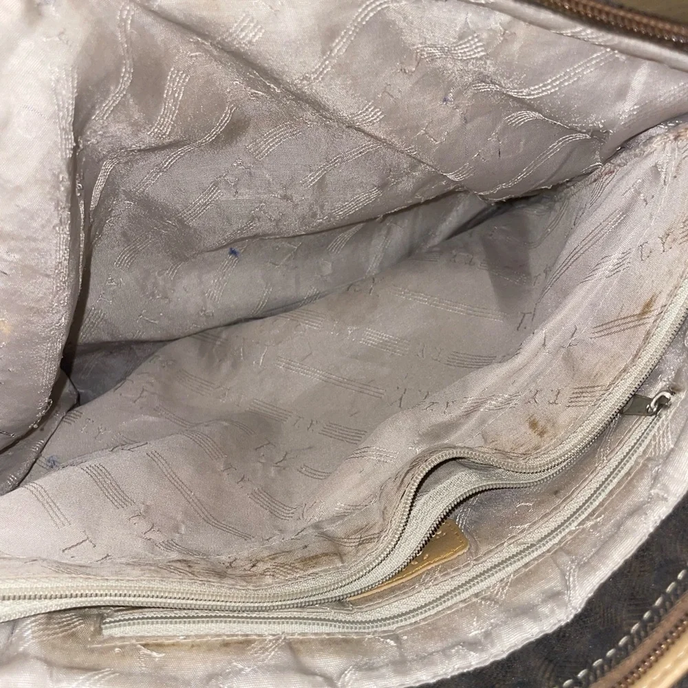 Elegant Tropea Italy Brown Patterned Shoulder Bag - Picture 8 of 11